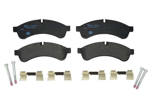 HELLA Brake pad set - C6028 - for e.g. IVECO 8DB355039-251