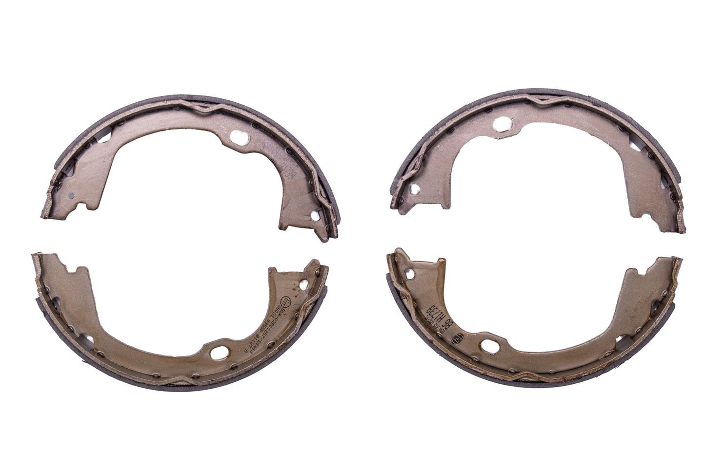HELLA Brake Shoe Set, parking brake - H1739 - for e.g. DODGE / JEEP 8DA355050-911
