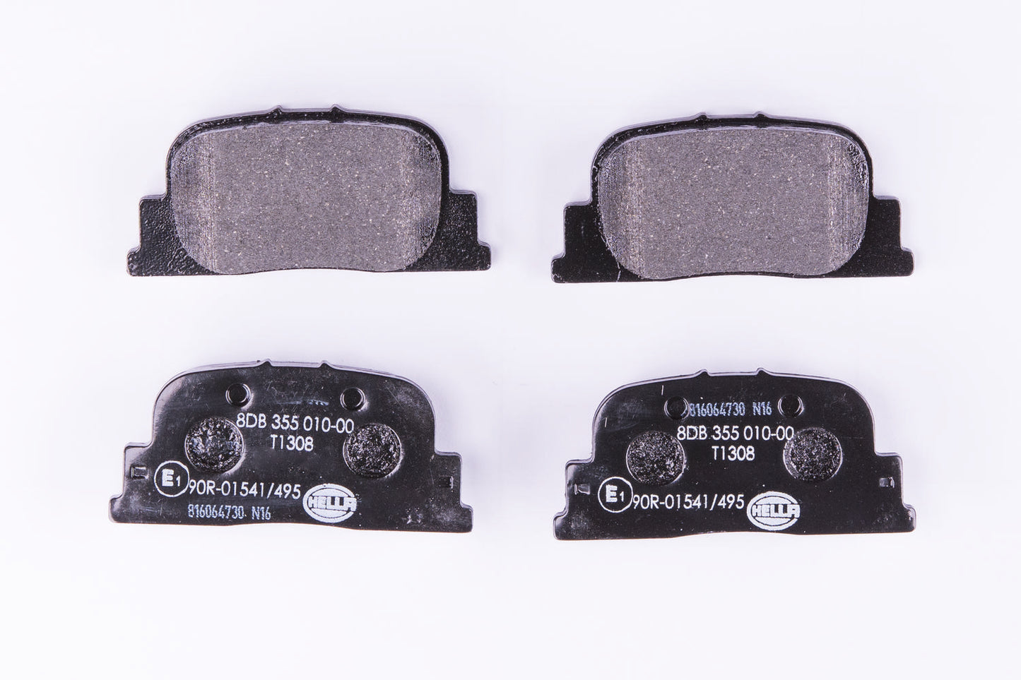 HELLA Brake pad set - T1308 - for e.g. BYD / GEELY / LEXUS / SCION / TOYOTA 8DB355010-001