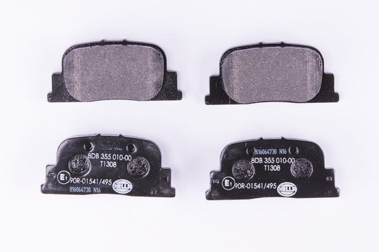 HELLA Brake pad set - T1308 - for e.g. BYD / GEELY / LEXUS / SCION / TOYOTA 8DB355010-001