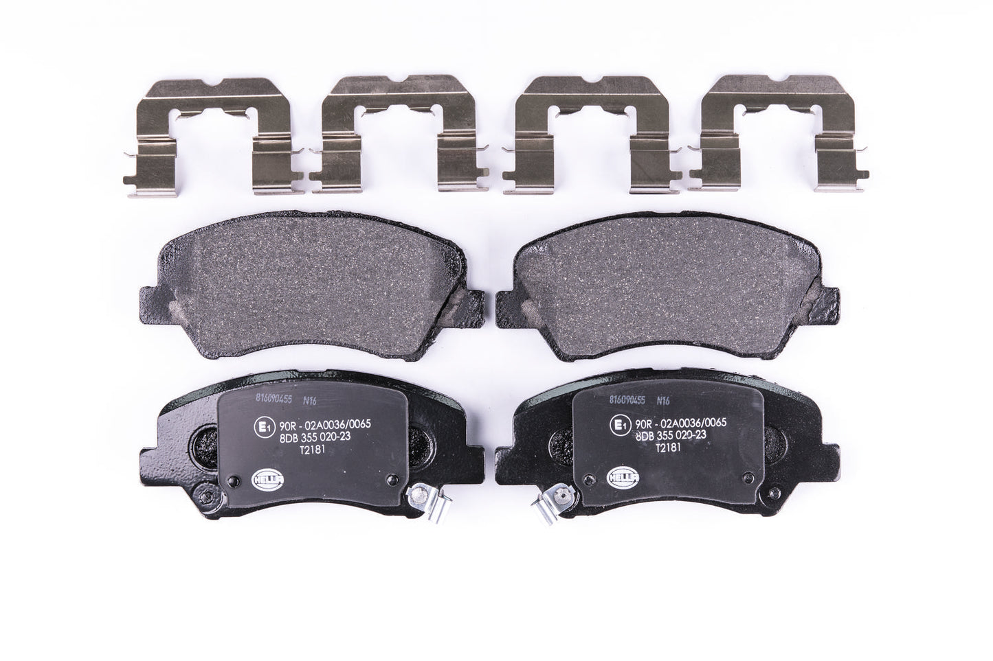 HELLA Brake pad set - T2181 - for e.g. DODGE / HYUNDAI / KIA 8DB355020-231