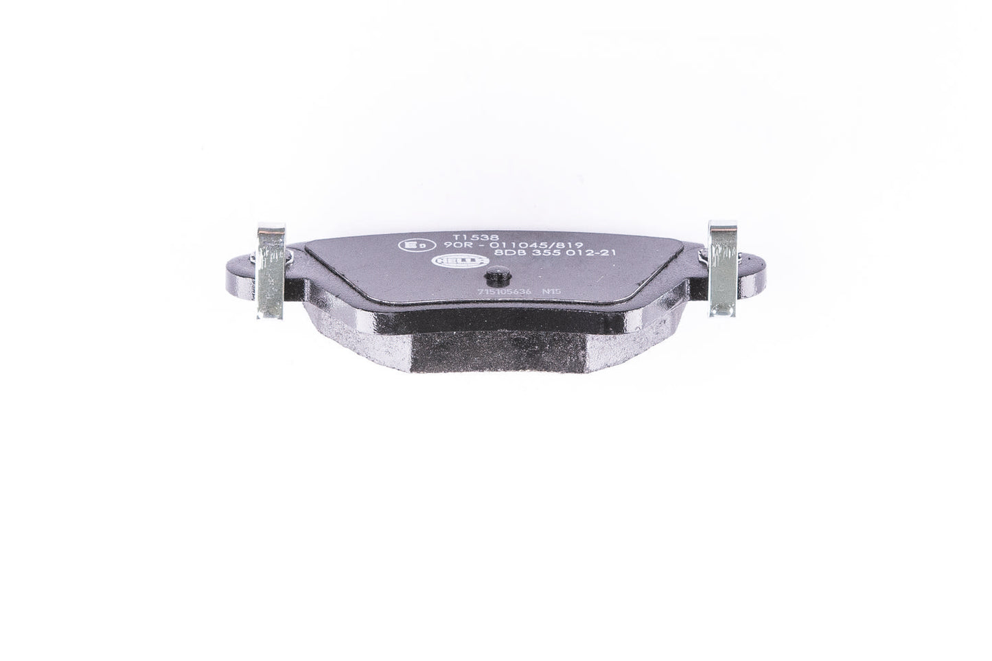 HELLA Brake pad set - T1538 - for e.g. RENAULT 8DB355012-211