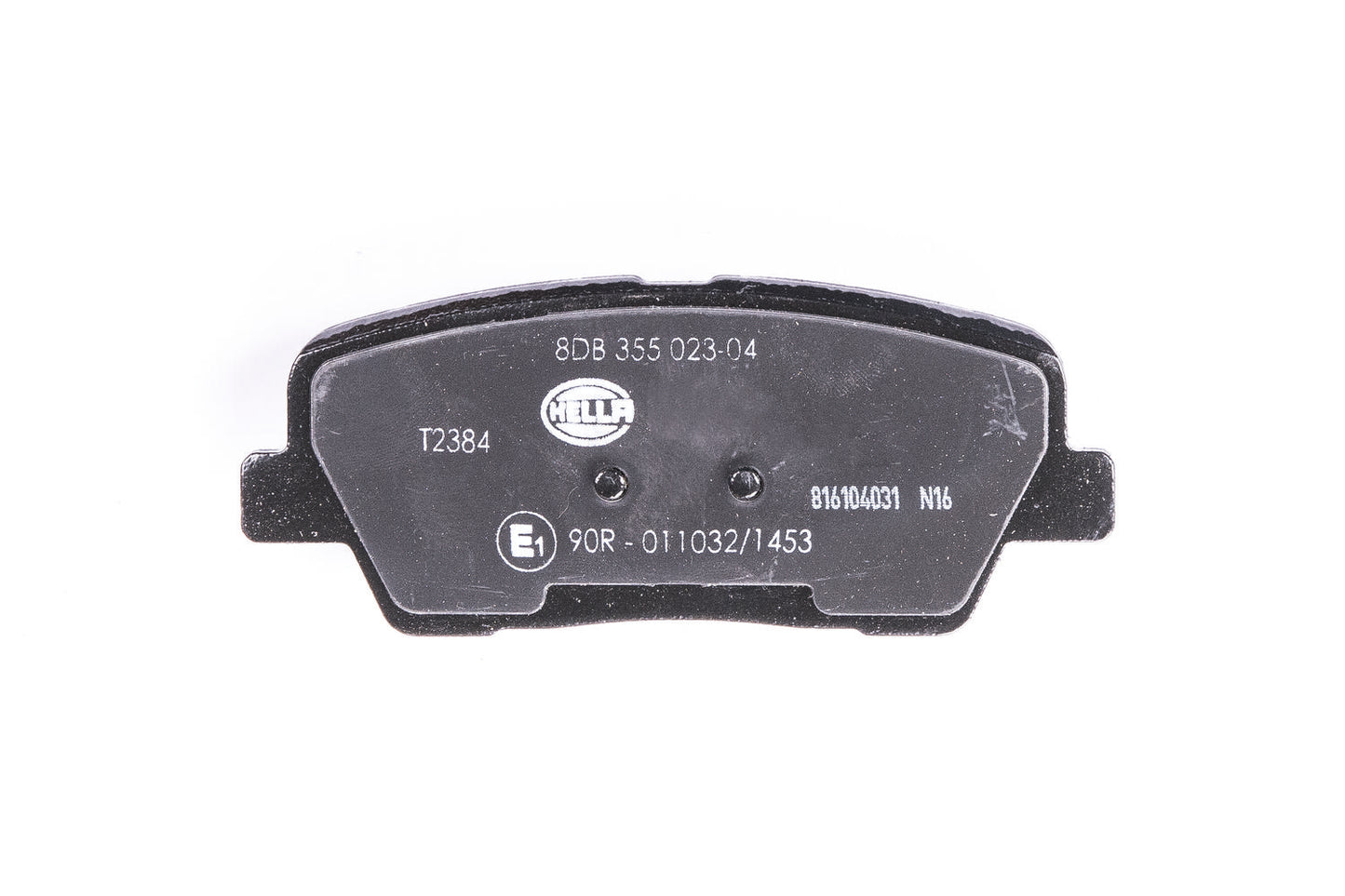 HELLA Brake pad set - T2384 - for e.g. HYUNDAI / KIA 8DB355023-041