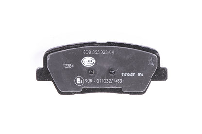 HELLA Brake pad set - T2384 - for e.g. HYUNDAI / KIA 8DB355023-041