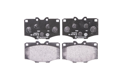 HELLA Brake pad set - T0882 - for e.g. TOYOTA 8DB355007-301