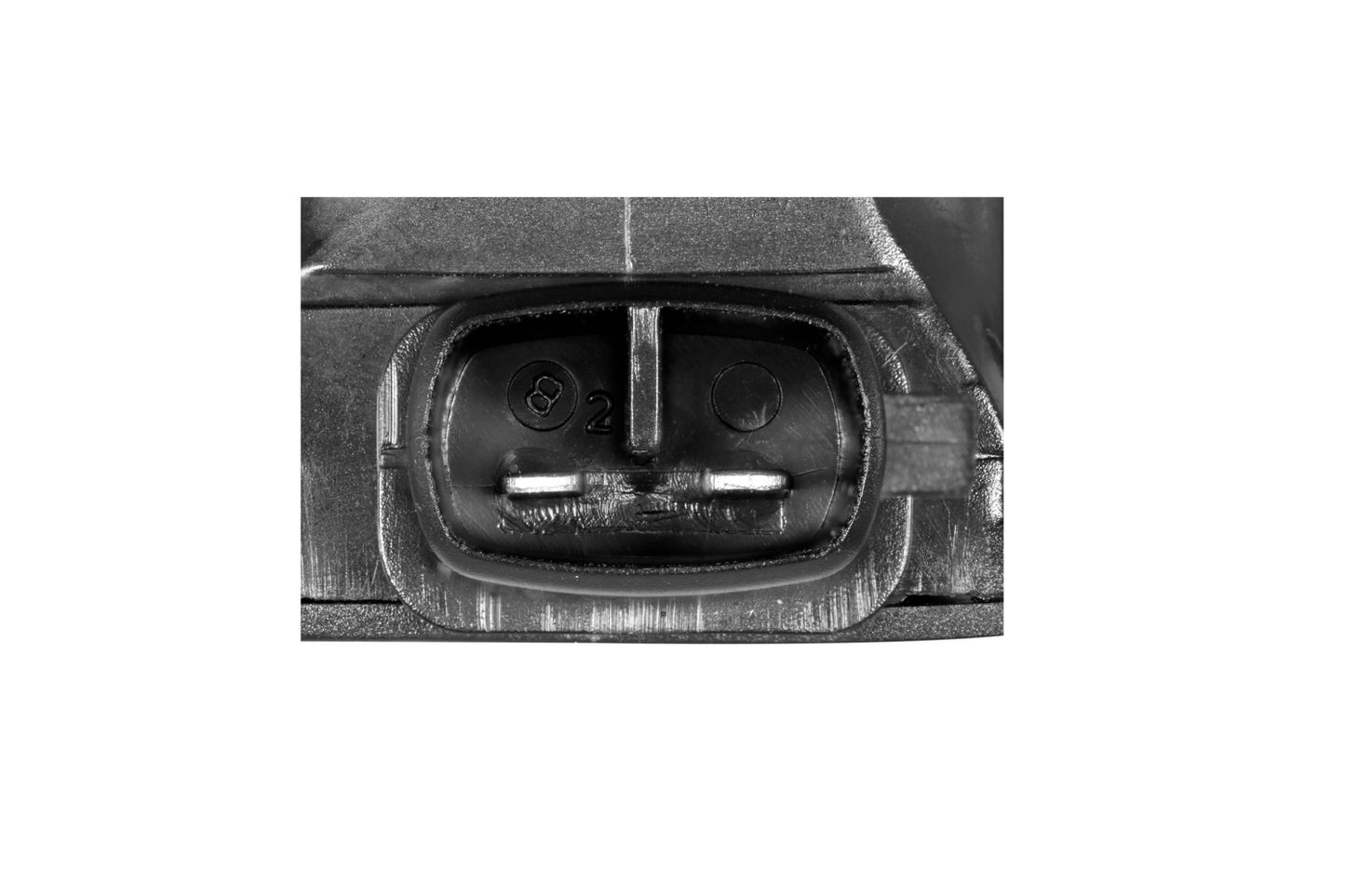 HELLA Sensor, park distance control - angled - 2-pin connector - Plugged 6PX358269-281