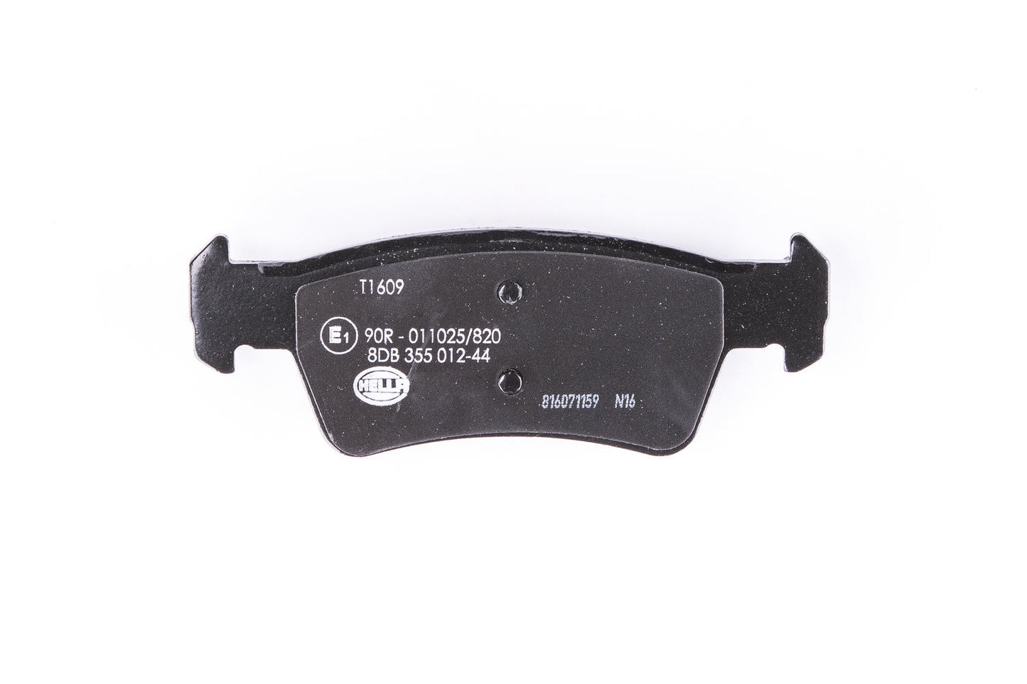 HELLA Brake pad set - T1609 - for e.g. VOLKSWAGEN 8DB355012-441