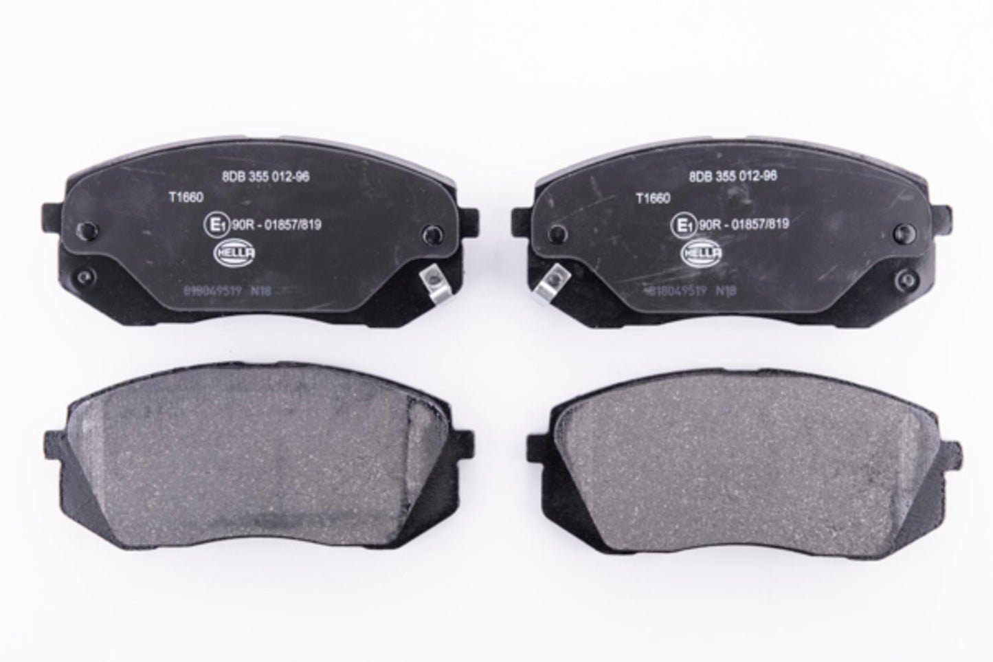 HELLA Brake pad set - T1660 - for e.g. HYUNDAI / KIA 8DB355012-961