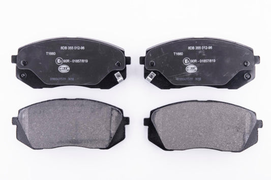 HELLA Brake pad set - T1660 - for e.g. HYUNDAI / KIA 8DB355012-961