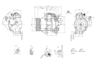 Hella Aircon Compressor 8FK366200-711