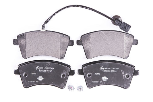 HELLA Brake pad set - T2140 - for e.g. RENAULT 8DB355016-241
