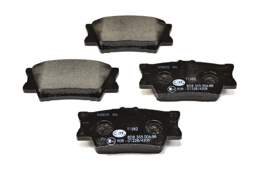 HELLA Brake pad set - T1582 - for e.g. DAIHATSU / LEXUS / PONTIAC / TOYOTA 8DB355006-881