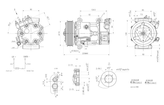 Hella Aircon Compressor 8FK366200-391