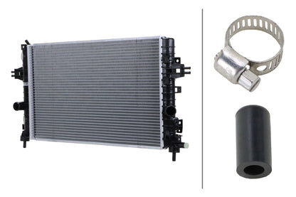 Hella Engine Coolant Radiator 8MK366302-481