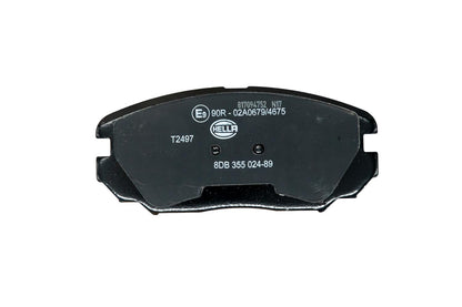 HELLA Brake pad set - T2497 - for e.g. HYUNDAI 8DB355024-891