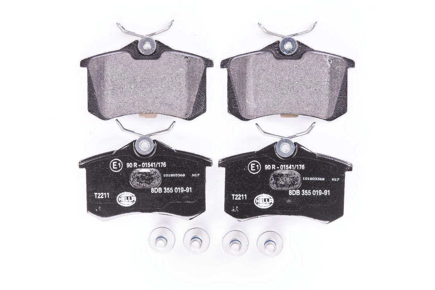HELLA Brake pad set - T2211 - for e.g. CITROEN / NISSAN / OPEL / PEUGEOT 8DB355019-911