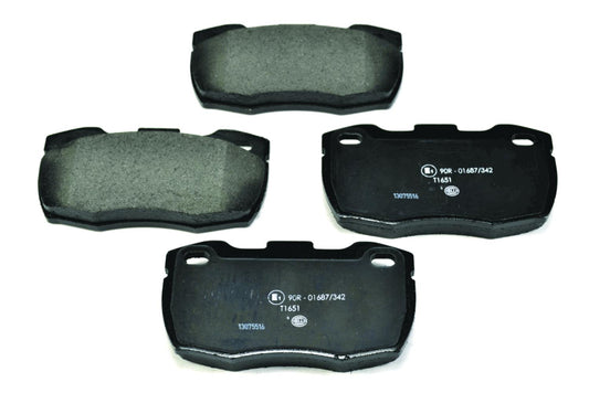 HELLA Brake pad set - T1651 - for e.g. LAND ROVER 8DB355012-871