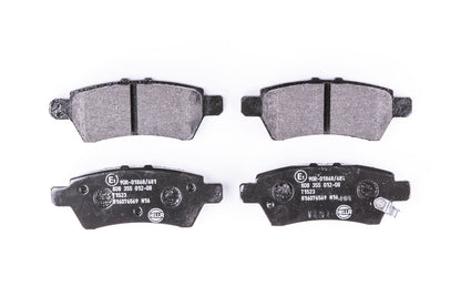 HELLA Brake pad set - T1523 - for e.g. NISSAN 8DB355012-081