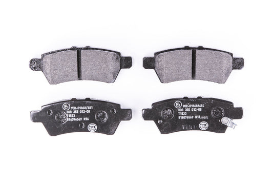 HELLA Brake pad set - T1523 - for e.g. NISSAN 8DB355012-081