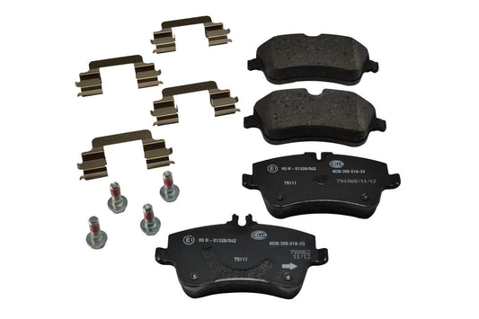 HELLA Brake pad set - T5111 - for e.g. MERCEDES-BENZ 8DB355018-331