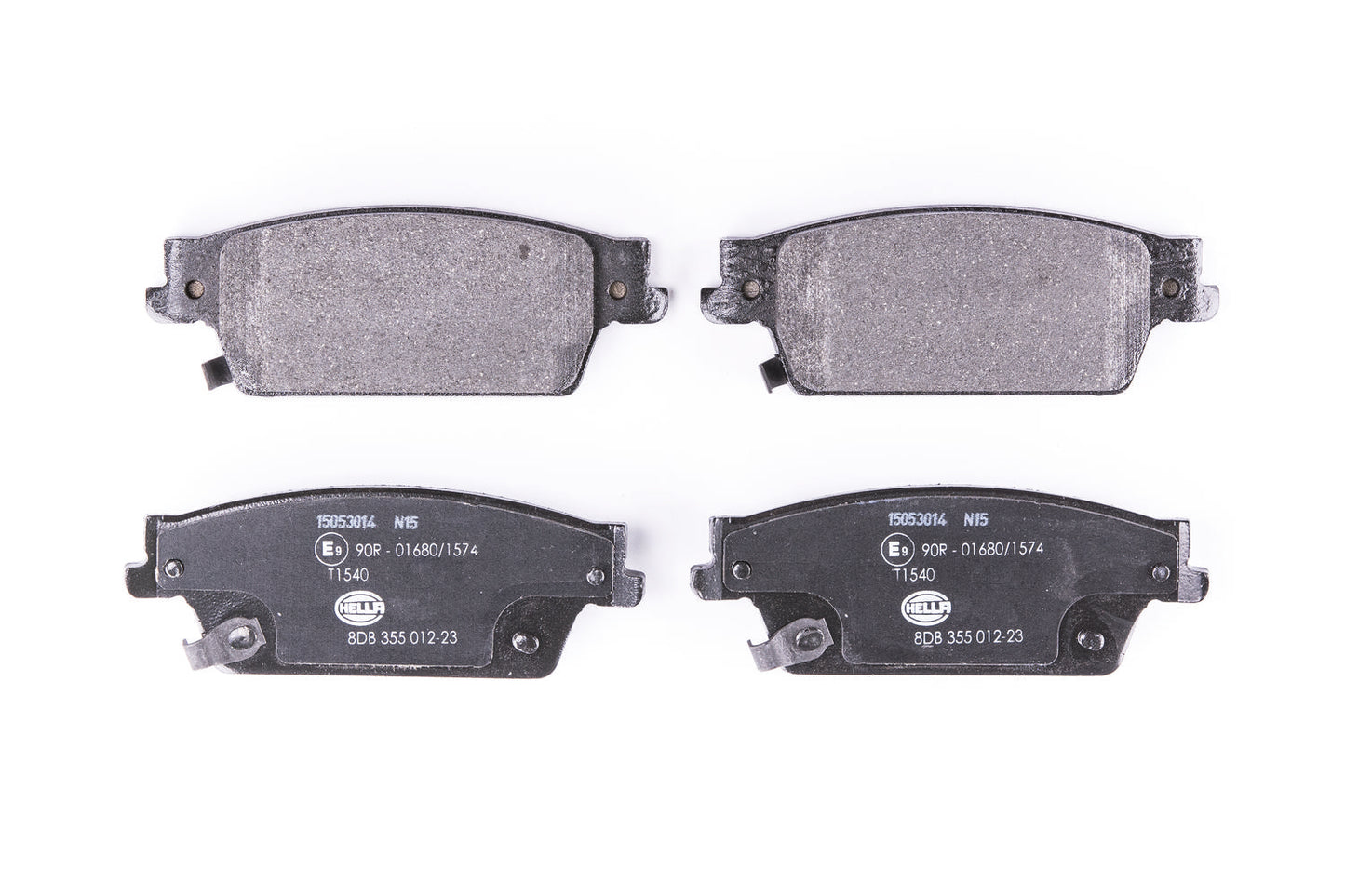 HELLA Brake pad set - T1540 - for e.g. CADILLAC 8DB355012-231