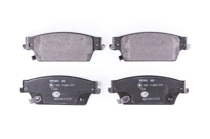 HELLA Brake pad set - T1540 - for e.g. CADILLAC 8DB355012-231