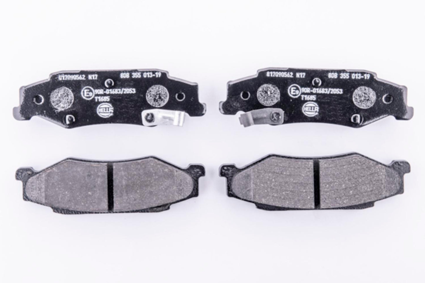 HELLA Brake pad set - T1685 - for e.g. CADILLAC / CHEVROLET 8DB355013-191