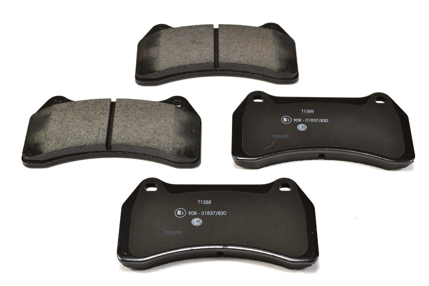 HELLA Brake pad set - T1588 - for e.g. JAGUAR 8DB355006-931