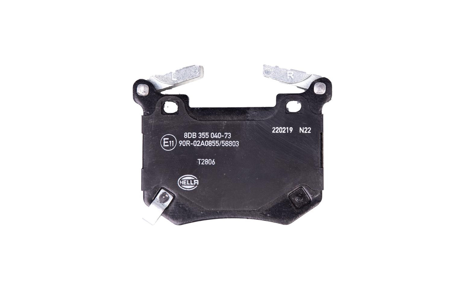 HELLA Brake pad set - T2806 - for e.g. KIA 8DB355040-731