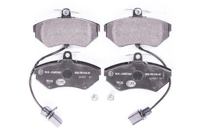 HELLA Brake pad set - T5122 - for e.g. AUDI / VOLKSWAGEN 8DB355018-451