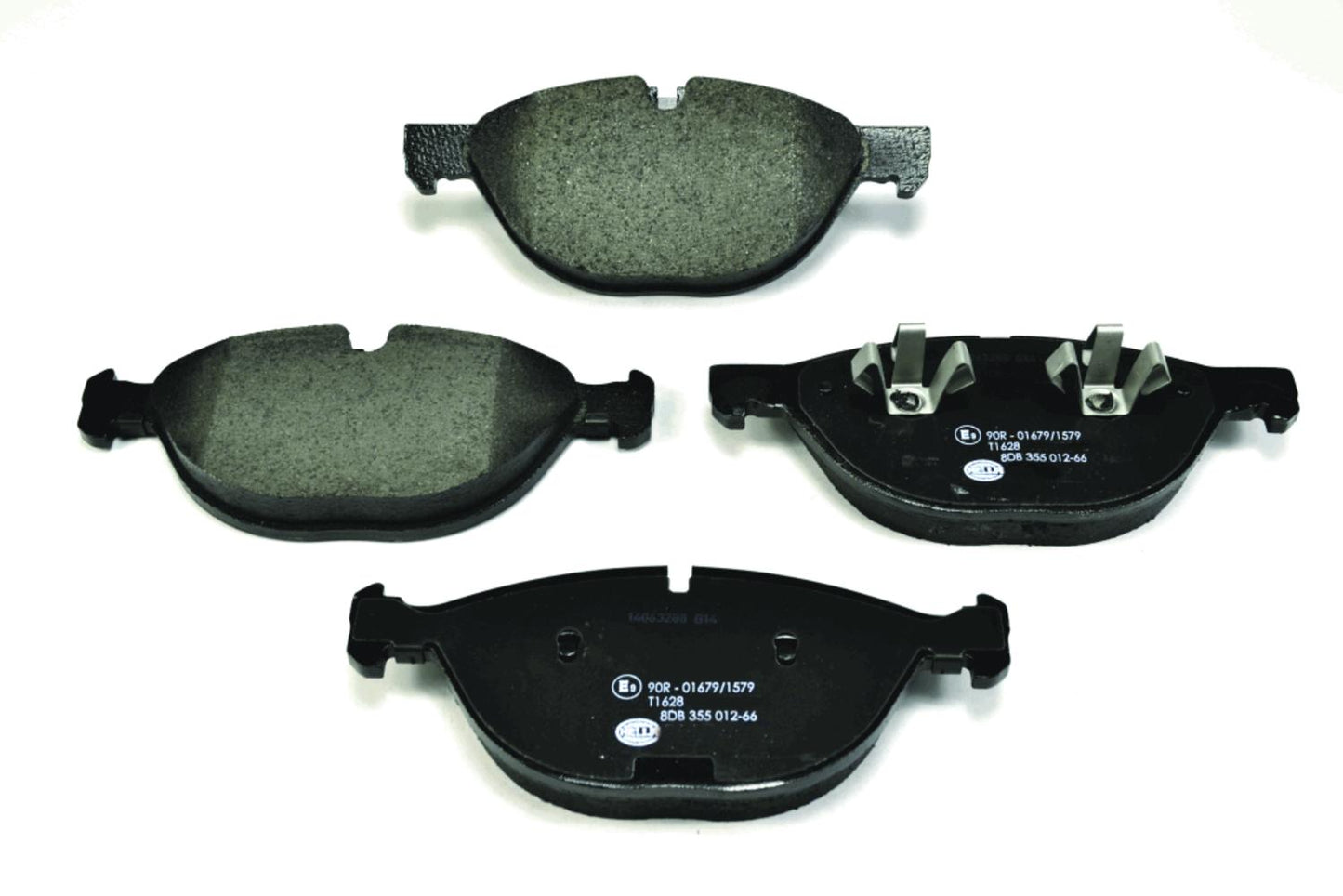 HELLA Brake pad set - T1628 - for e.g. BMW 8DB355012-661