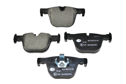 HELLA Brake pad set - T2165 - for e.g. BMW 8DB355019-781