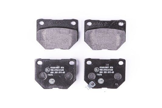 HELLA Brake pad set - T1476 - for e.g. SUBARU 8DB355011-601