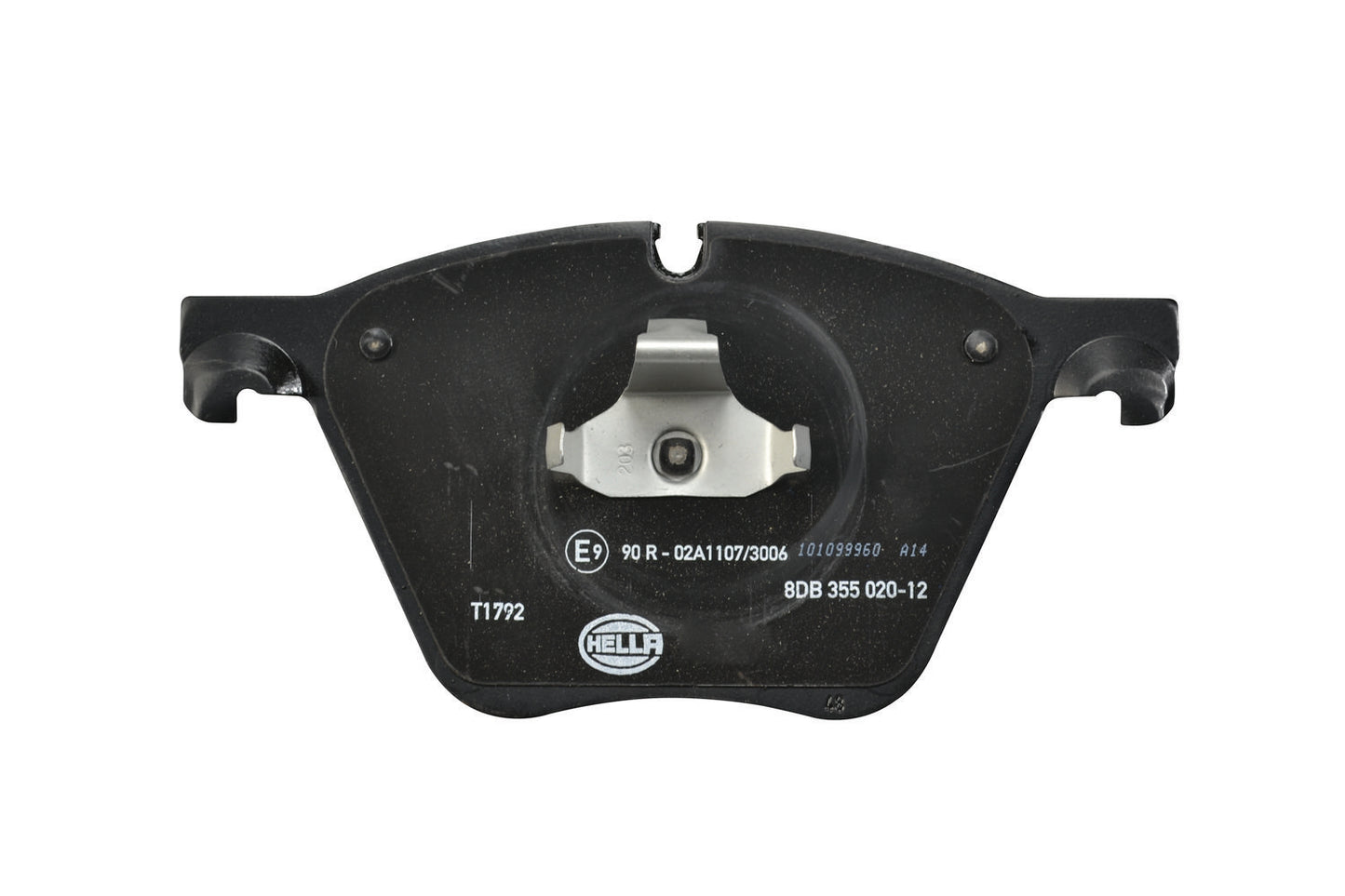 HELLA Brake pad set - T1792 - for e.g. BMW 8DB355020-121
