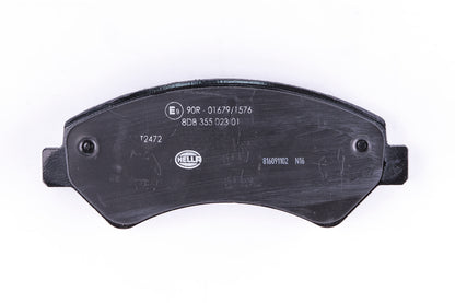 HELLA Brake pad set - T2472 - for e.g. FIAT 8DB355023-011