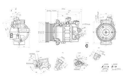 Hella Aircon Compressor 8FK366200-311