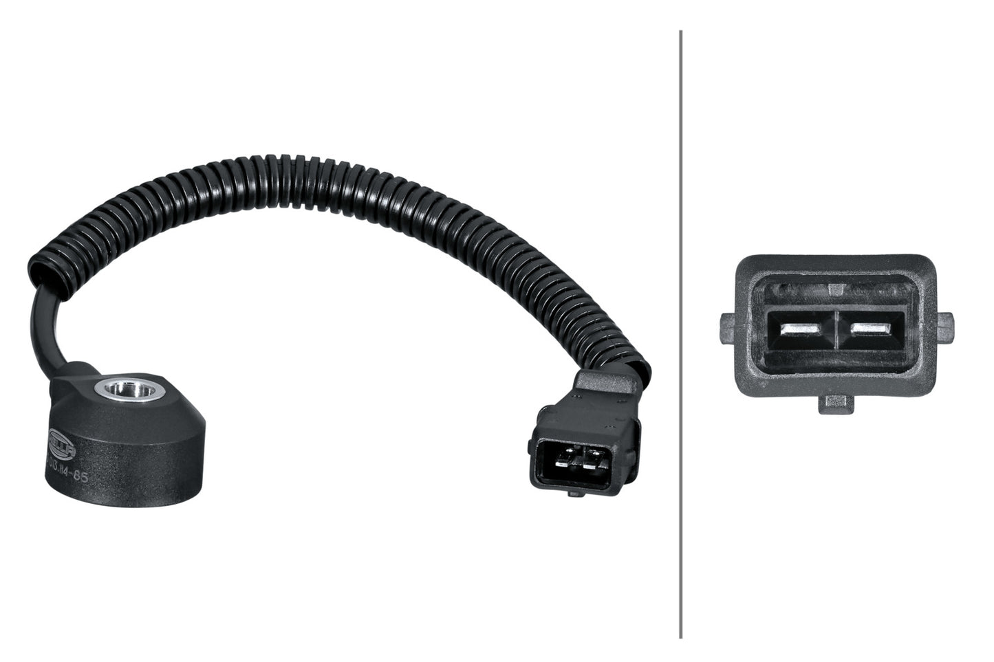 HELLA Knock Sensor - 2-pin connector 6PG013114-851