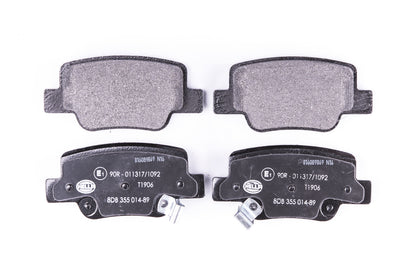 HELLA Brake pad set - T1906 - for e.g. TOYOTA 8DB355014-891
