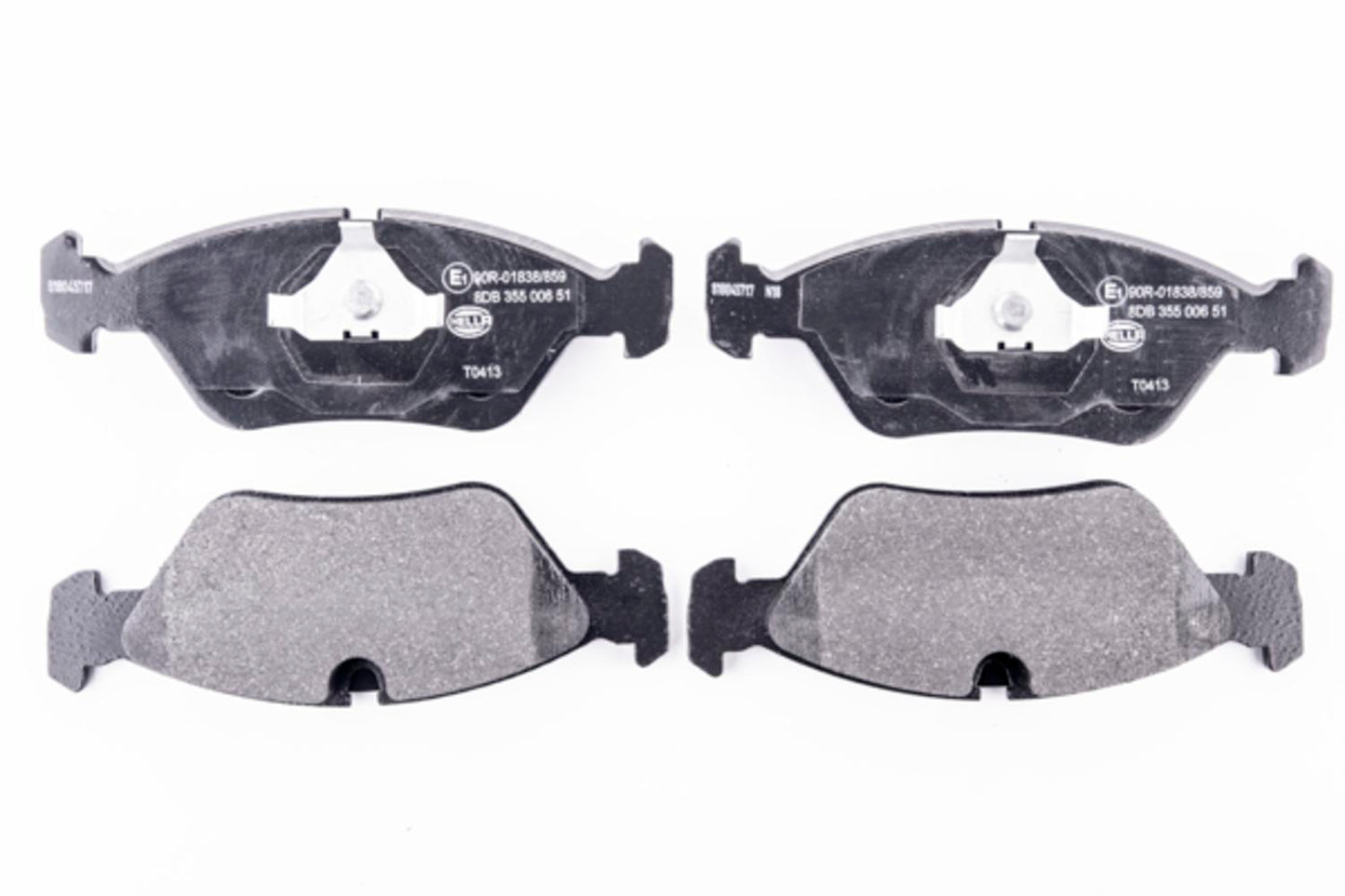 HELLA Brake pad set - T0413 - for e.g. ALPINA / BMW / FERRARI / PORSCHE 8DB355006-511