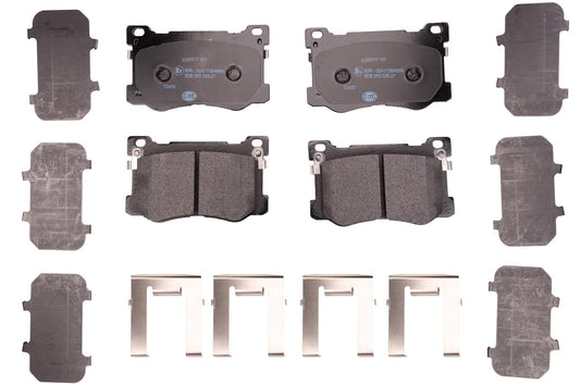 HELLA Brake pad set - T2400 - for e.g. HYUNDAI 8DB355025-271