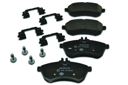 HELLA Brake pad set - T1622 - for e.g. MERCEDES-BENZ 8DB355012-581