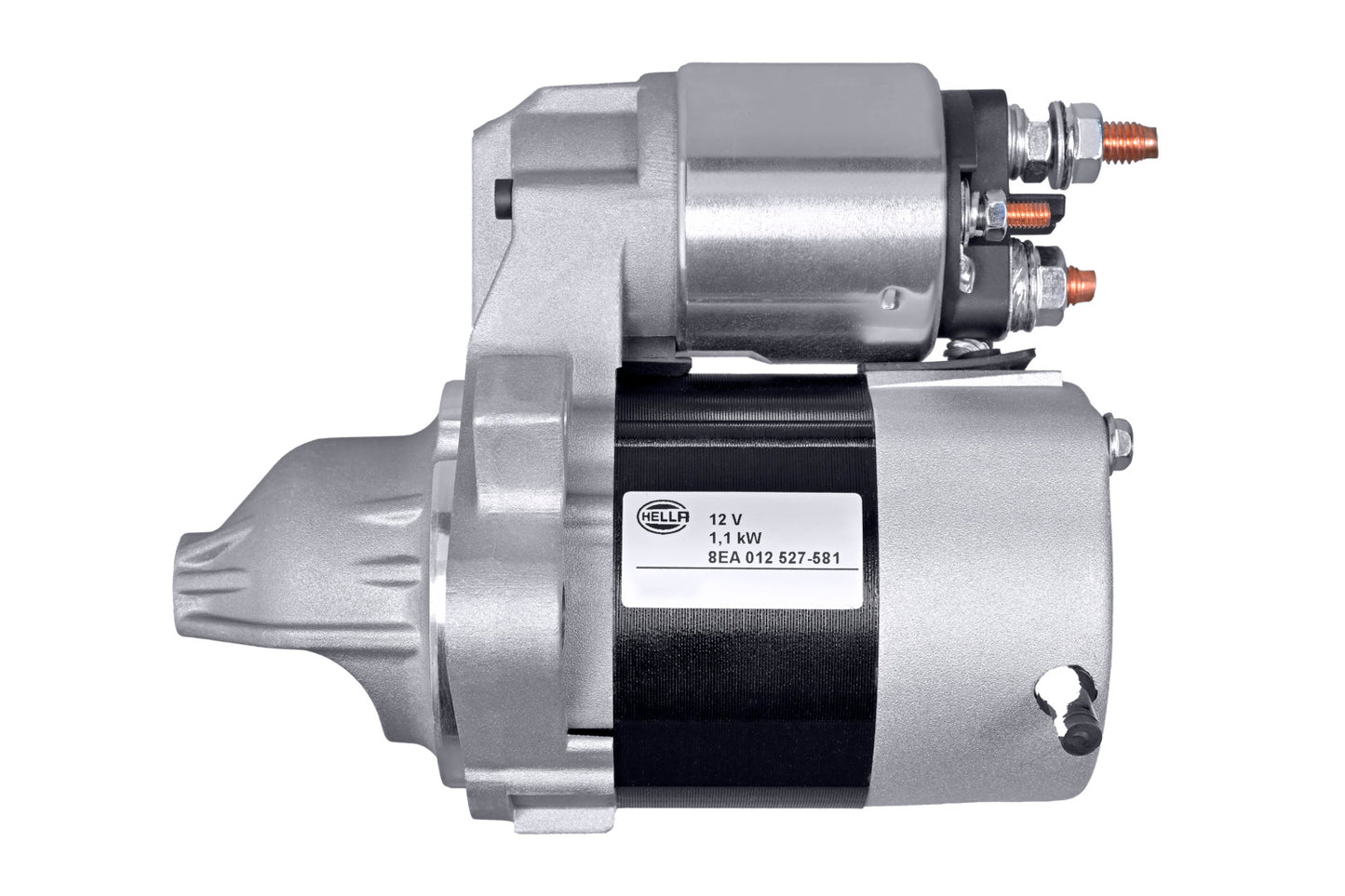 HELLA Starter - 12V - 1.1kW - for e.g. Toyota Aygo (_B1_) 8EA012527-581