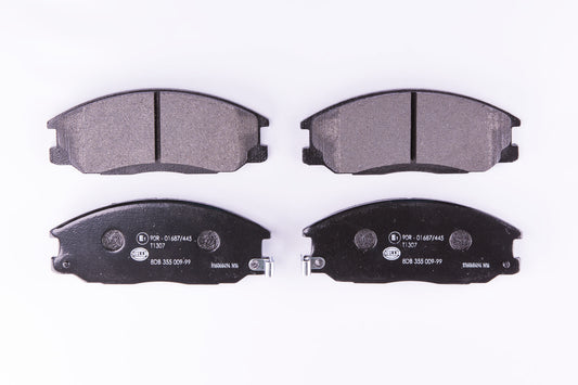 HELLA Brake pad set - T1307 - for e.g. DAEWOO / HYUNDAI / SSANGYONG 8DB355009-991