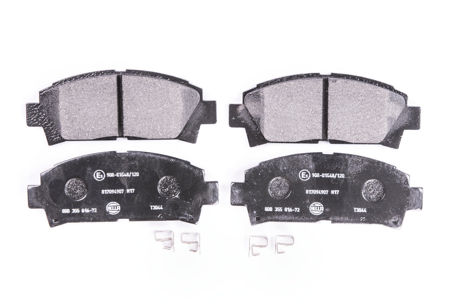 HELLA Brake pad set - T3044 - for e.g. TOYOTA 8DB355016-721