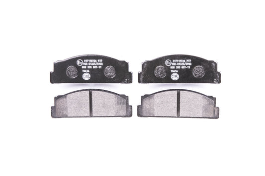 HELLA Brake pad set - T0616 - for e.g. AUTOBIANCHI / FIAT / FSO / INNOCENTI 8DB355007-111