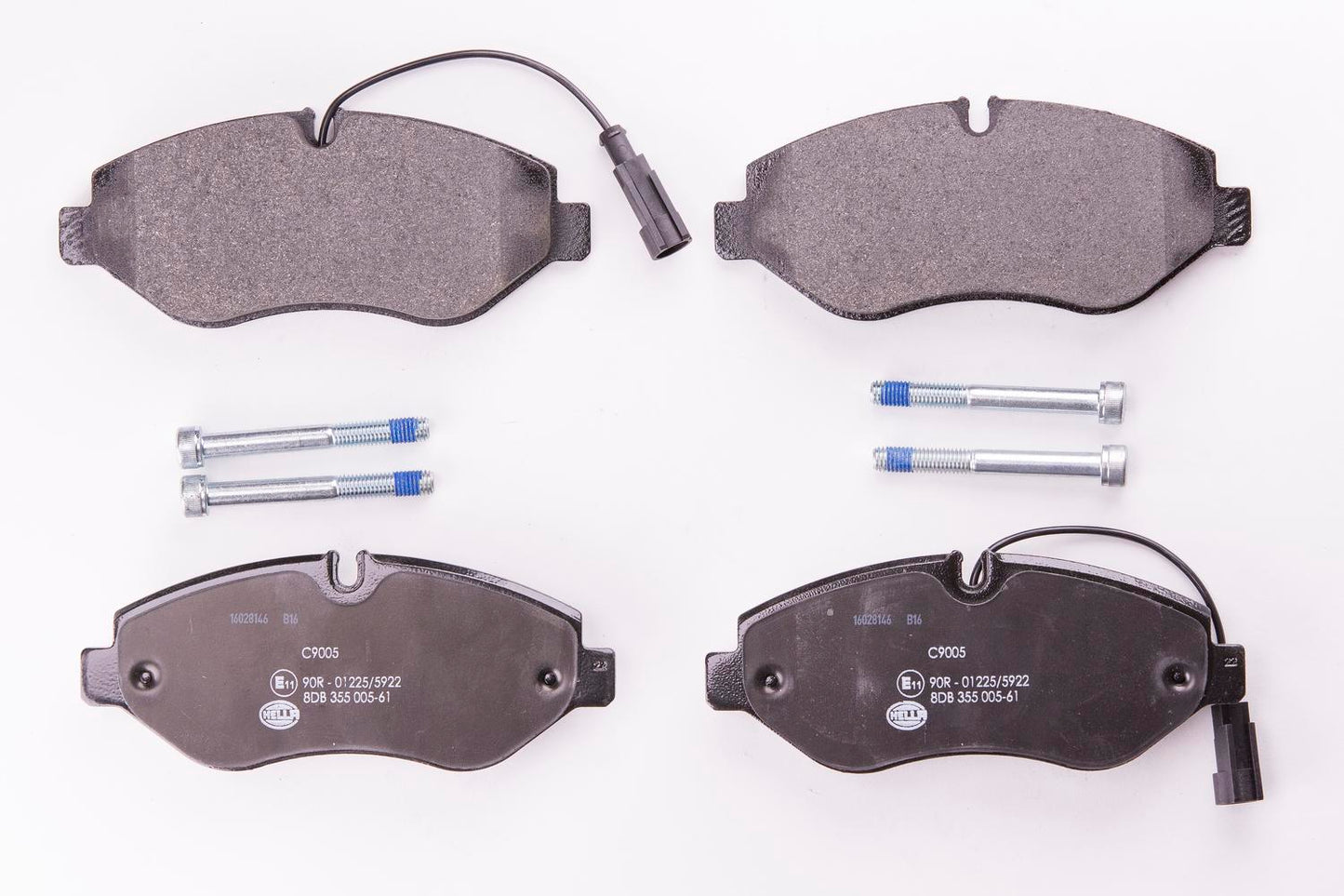 HELLA Brake pad set - C9005 - for e.g. NISSAN 8DB355005-611