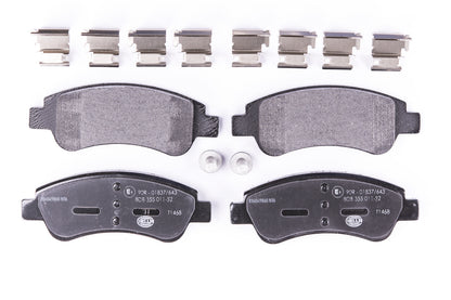 HELLA Brake pad set - T1468 - for e.g. CITROEN / PEUGEOT 8DB355011-521