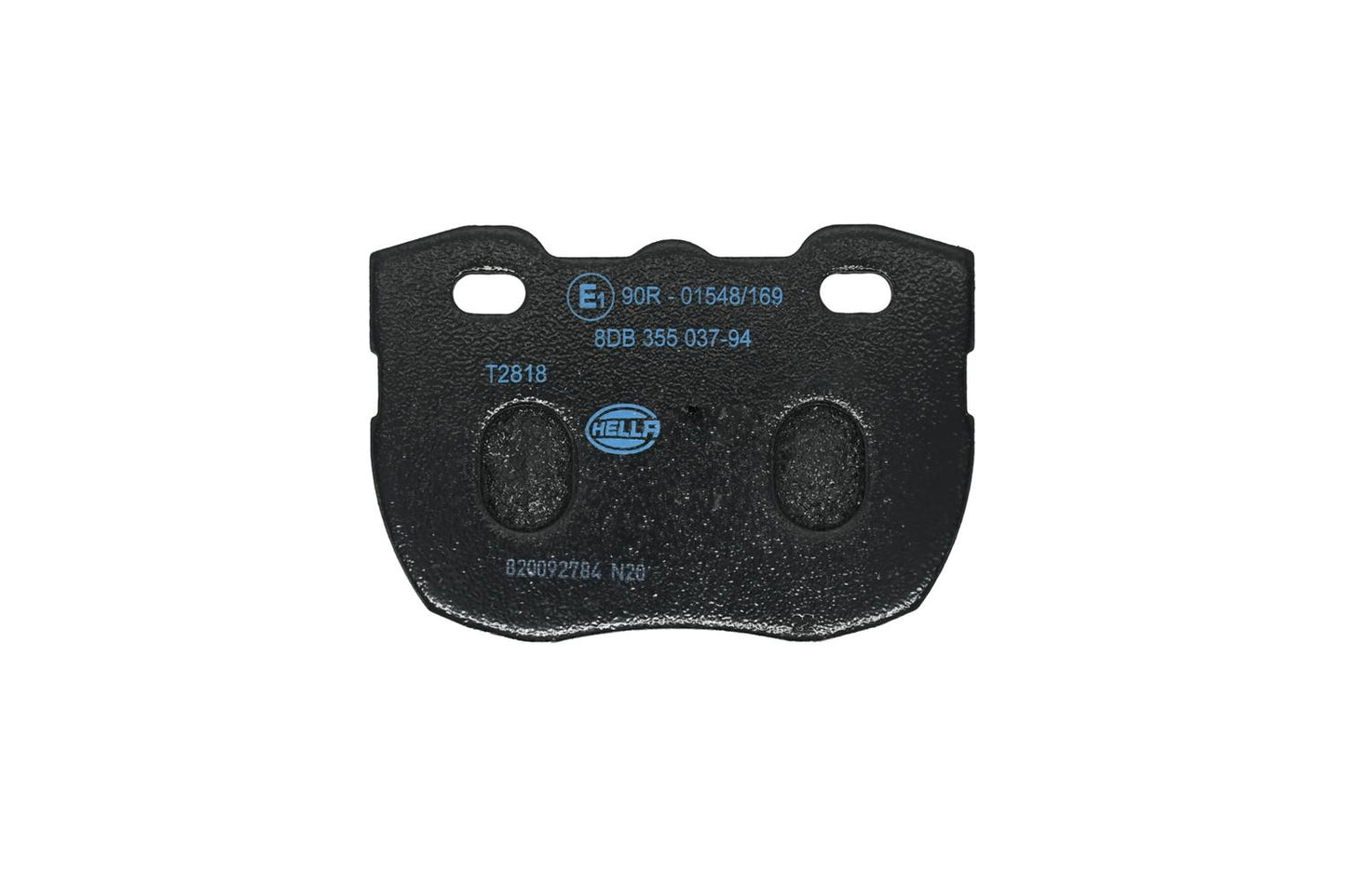 HELLA Brake pad set - T2818 - for e.g. LAND ROVER 8DB355037-941