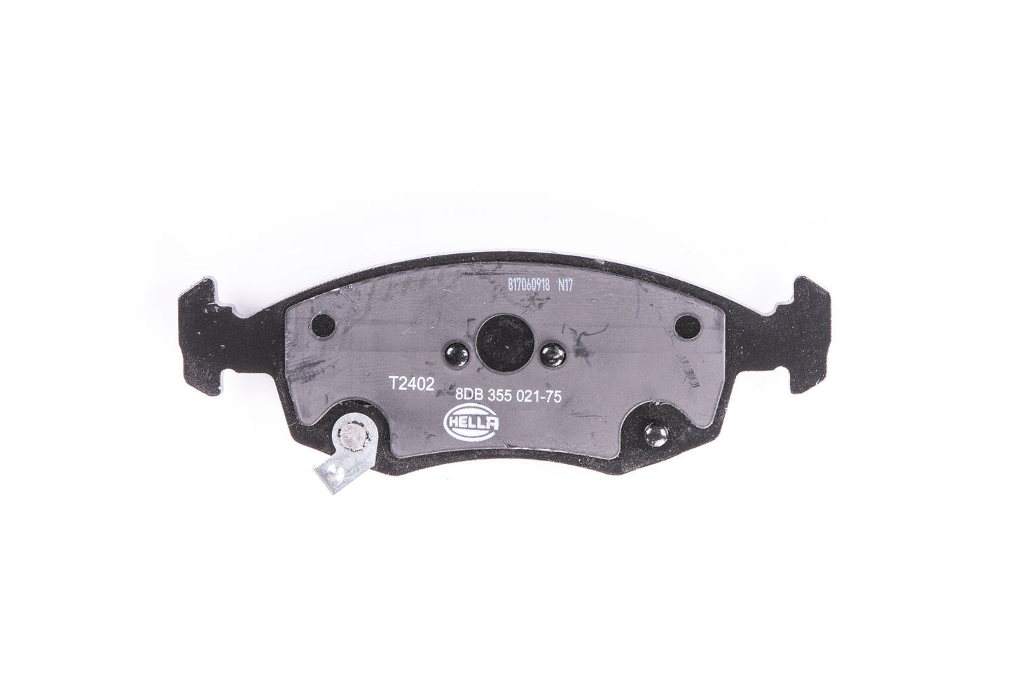 HELLA Brake pad set - T2402 - for e.g. FIAT 8DB355021-751