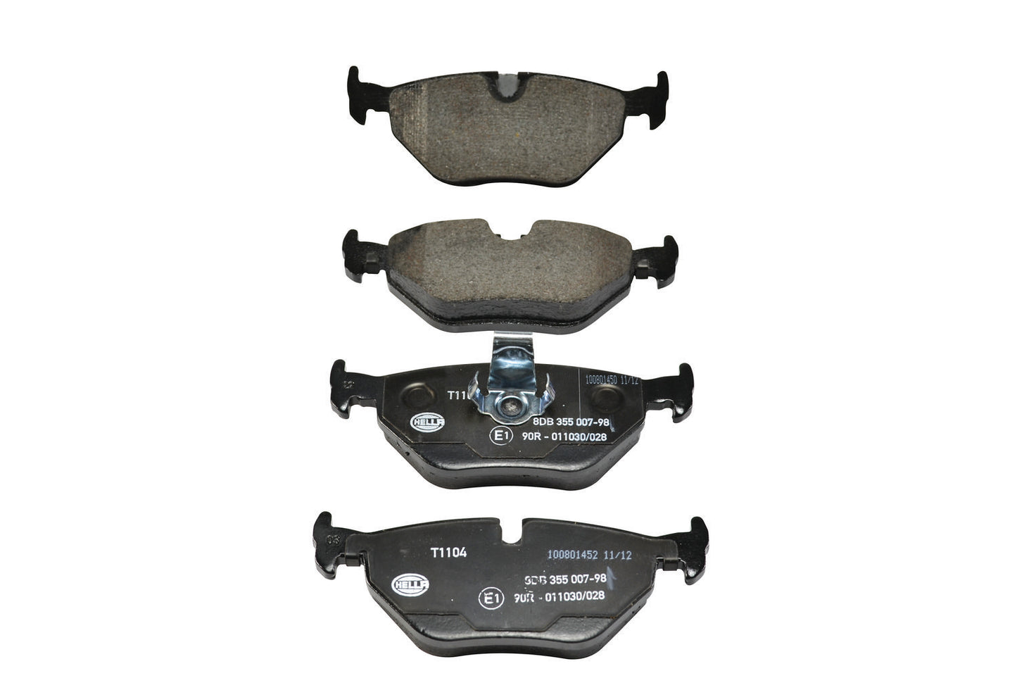 HELLA Brake pad set - T1104 - for e.g. ALPINA / BMW 8DB355007-981